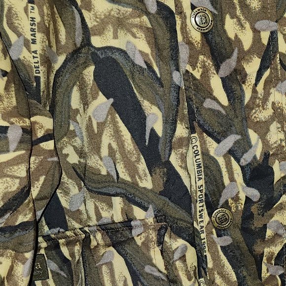 1995 Columbia Sportswear x Delta Marsh Duck Hunting jacket. Mens Large. No Liner - Picture 2 of 9